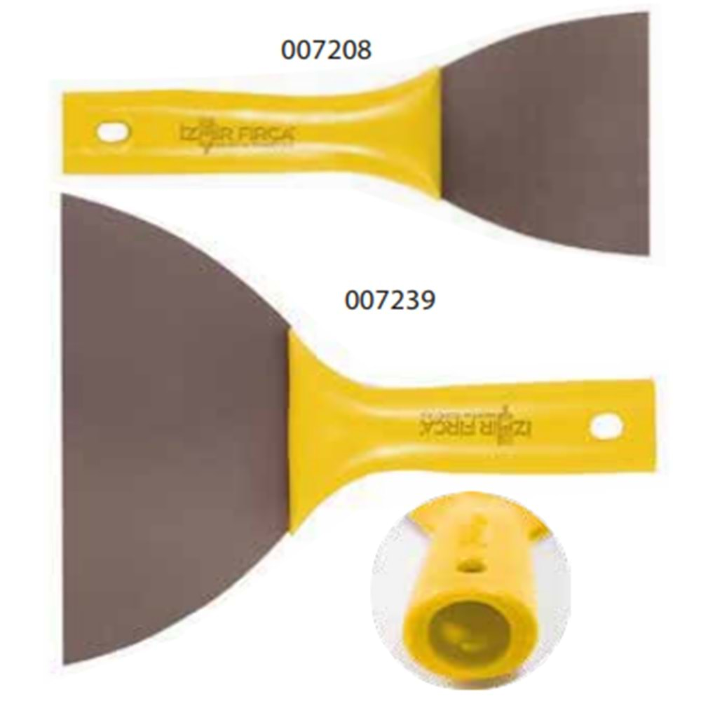 PLASTİK SAPLI SPATULA NO:10