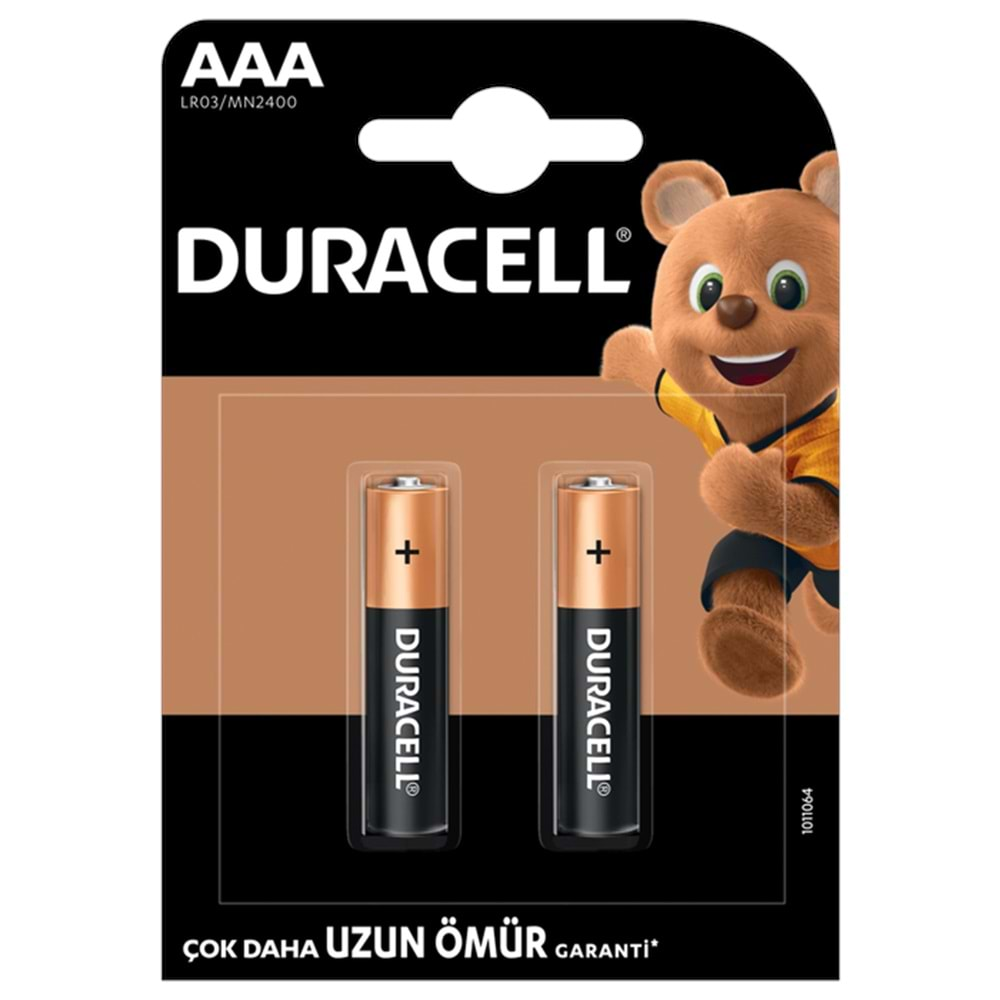 DURACELL AAA İNCE PİL 2'Lİ