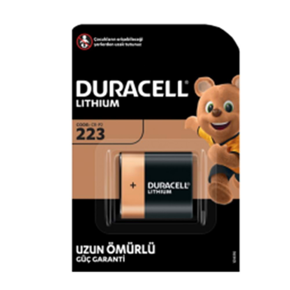 DURACELL DL223/2CRP2 3V LITHIUM PİL 1'Lİ