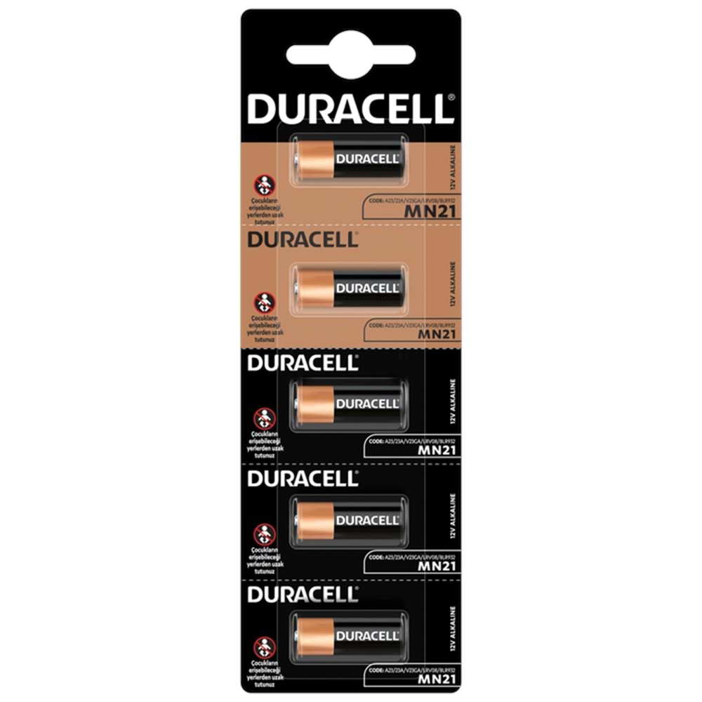 DURACELL MN21/23A 12V ALKALİN PİL 5Lİ