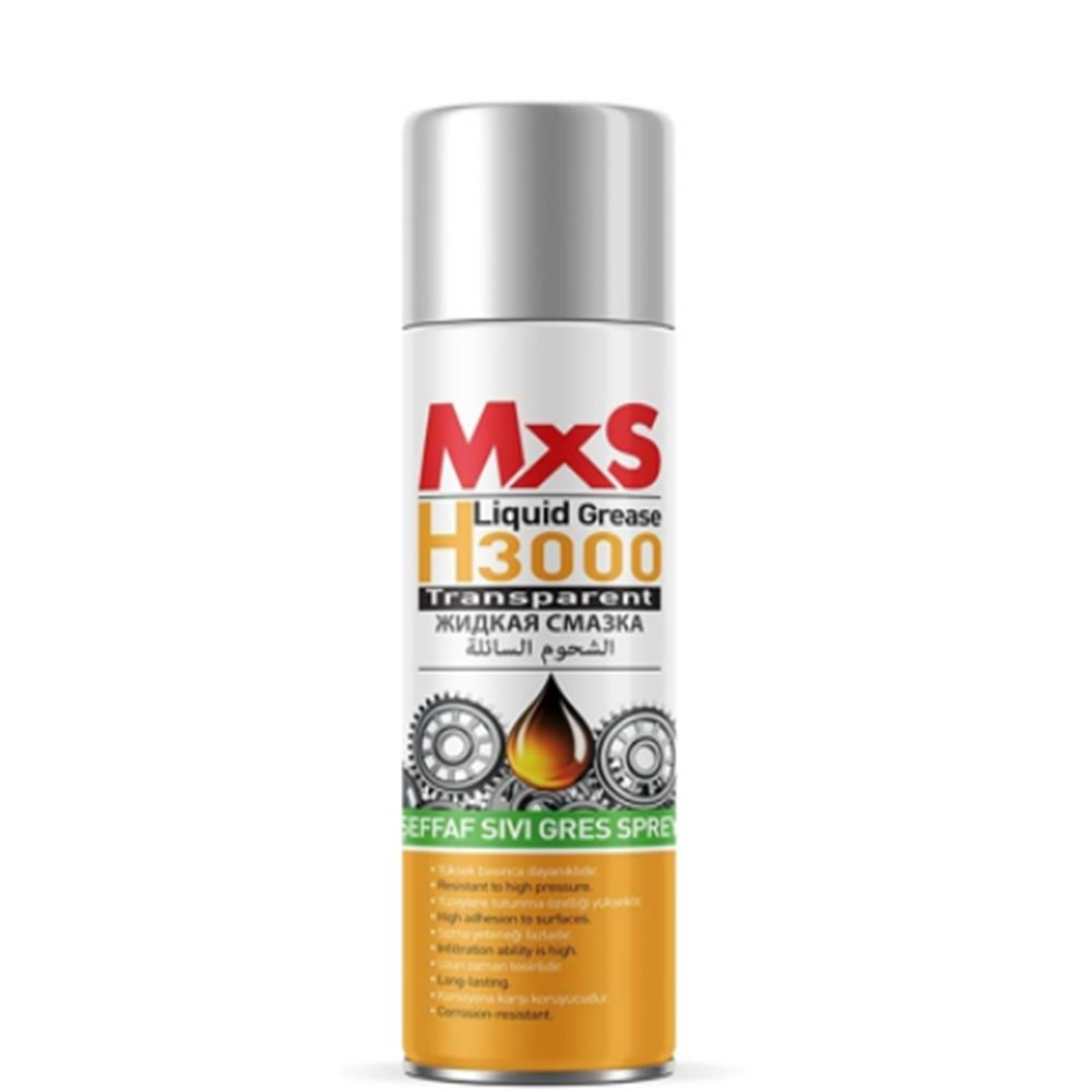 MXS70100 H3000 ŞEFFAF SIVI GRES SPREY 400 ML