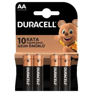 DURACELL AA KALEM PİL 4'LÜ