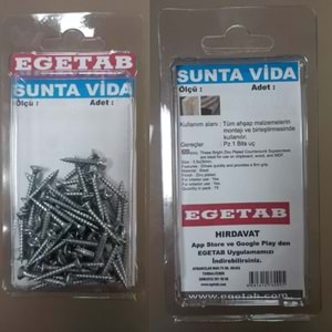 SUNTA VİDA 4,0X30- 40'LI PAKET