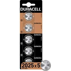 DURACELL CR2025 LITHIUM 3V PİL 5Lİ