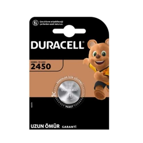 DURACELL CR2450 3V LITHIUM PİL 1'Lİ