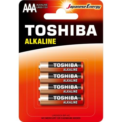 TOSHIBA LR03 BLS. ALKALİN İNCE PİL 2Lİ