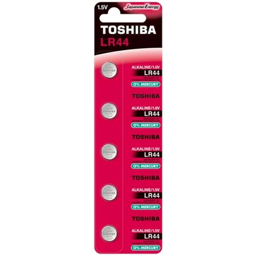 TOSHIBA LR44 ALKALİN PİL 5Lİ